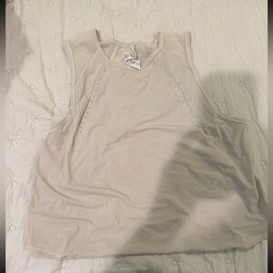 Women's Sleeveless Top in Cream